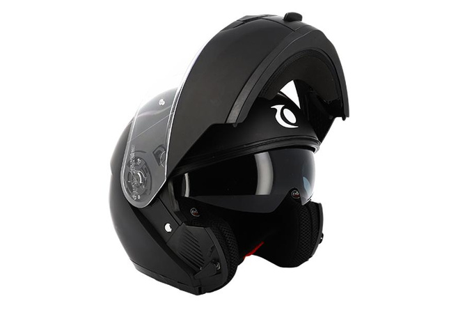 Modular Helmet double visor Trendy T-704 matte black
