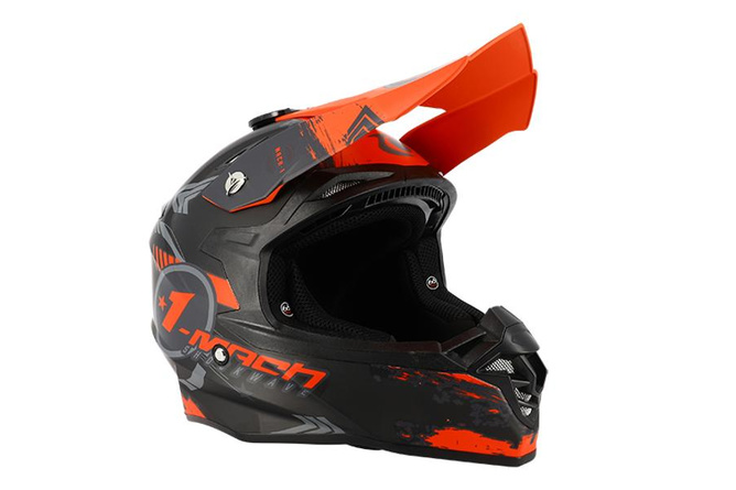 MX Helmet Trendy T-904 black/matte red