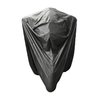 Garaje plegable impermeable transpirable negro 245x80x145cm