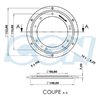 Porta Corona Doppler Aluminio CNC Negro MBK 51