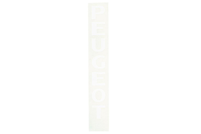 Sticker Peugeot (fork) 218x35 mm white