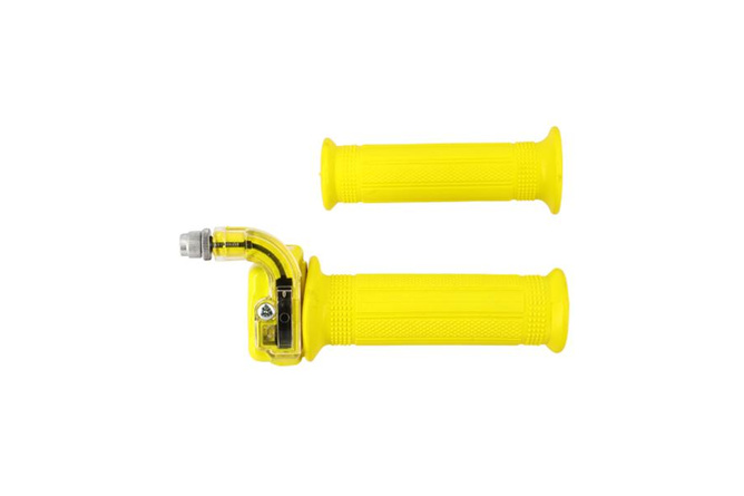 Throttle Grip Mini Targa plastic yellow