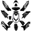 Verkleidungskit 15-teilig schwarz Peugeot Speedfight 2
