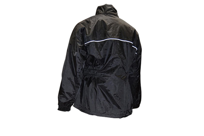 Motorcycle Rain Jacket Trendy with lining black