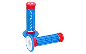 Griffe Doppler Grip 3D blau / weiß / rot