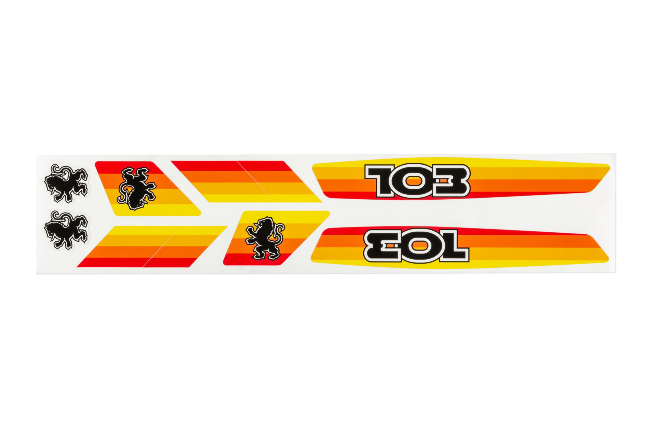 Decal Set orange Peugeot 103 MAXISCOOT