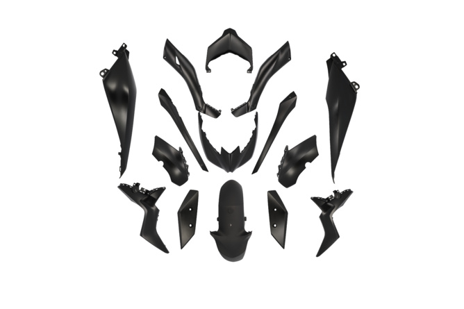 Fairing Kit Yamaha 125 - 300 Xmax after 2018 matt black (15 parts)