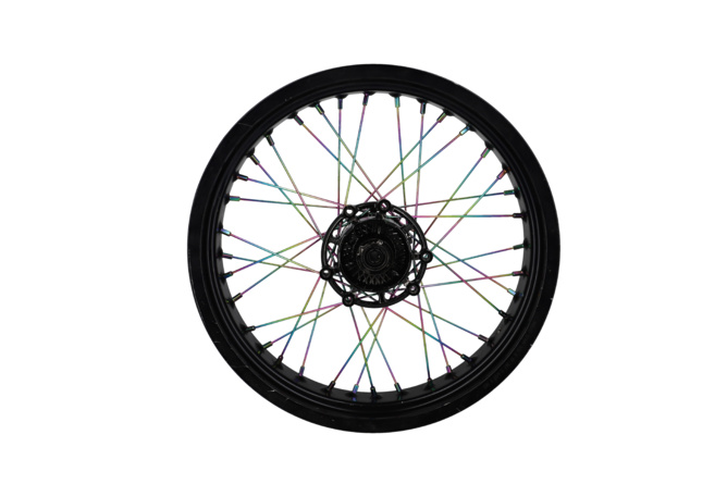 Spokes rear Doppler Neochrom 18 x 195mm / 18 x 199mm Derbi Senda