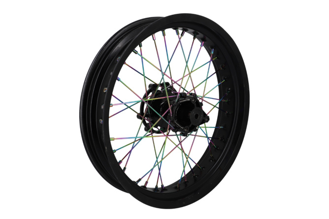 Spokes rear Doppler Neochrom 18 x 195mm / 18 x 199mm Derbi Senda