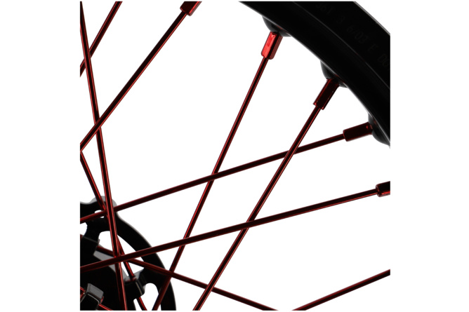 Spokes front Doppler red 36 x 195mm Derbi Senda