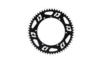 Couronne Alu 56 dents pour porte couronne Doppler Open Mobylette
