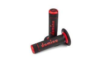 Grips Domino A020 dual density black / red