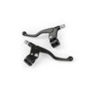 Paire de leviers de freins avec cocottes noirs courts