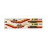 Kit Decoración Pegatinas Rojo / Amarillo / Naranja MBK 51 (10 Pzs.)