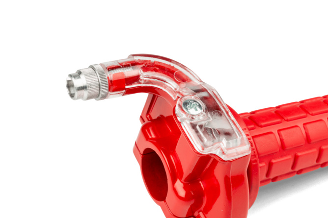 Mando Gas Mini Targa Metal Rojo
