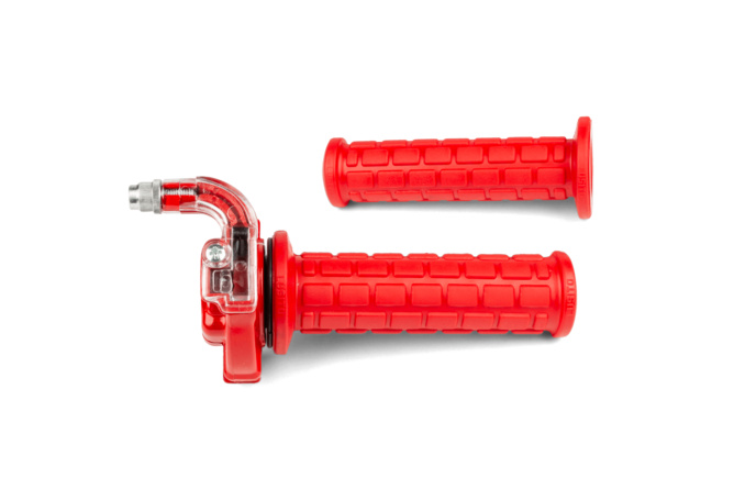 Mando Gas Mini Targa Metal Rojo