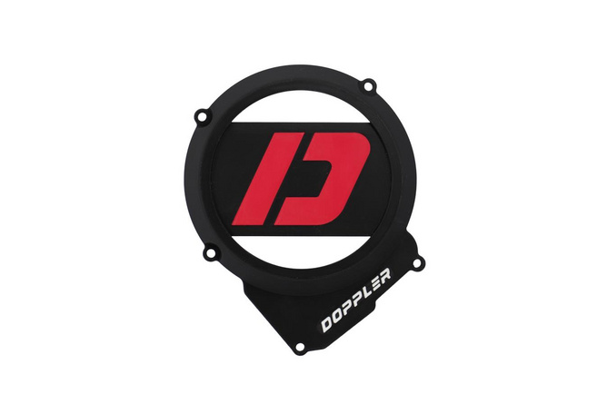 Lichtmaschinendeckel Doppler 3D AM6 schwarz / rosa