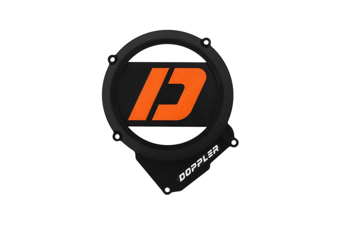 Lichtmaschinendeckel Doppler 3D AM6 schwarz / orange