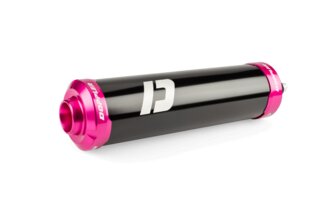 Endschalld&auml;mpfer 50ccm Schaltmoped Doppler schwarz / pink