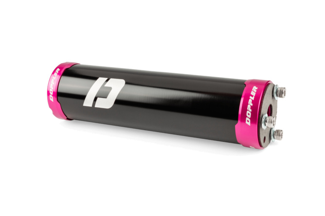 Endschalld&auml;mpfer 50ccm Schaltmoped Doppler schwarz / pink