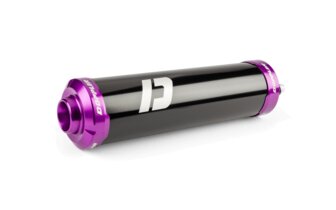 Endschalld&auml;mpfer 50ccm Schaltmoped Doppler schwarz / lila