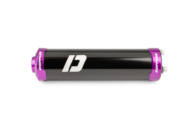 Endschalld&auml;mpfer 50ccm Schaltmoped Doppler schwarz / lila