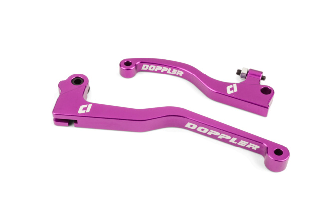 Hebelset Derbi DRD Pro ab 2011 Doppler CNC lila