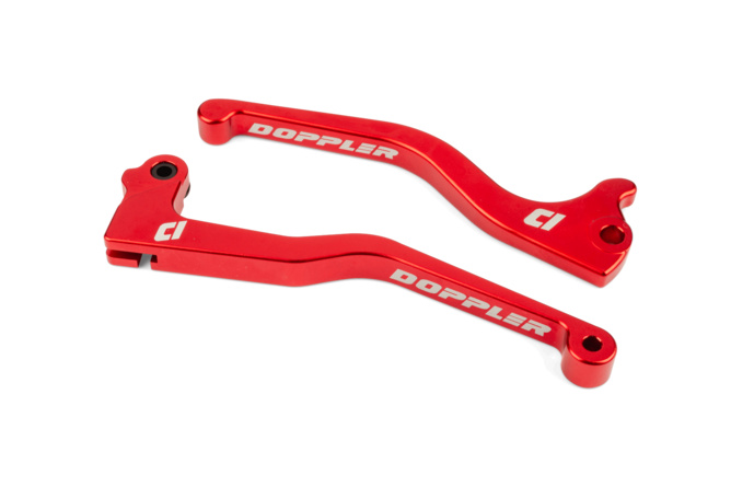 Hebelset Derbi Senda ab 2011 Doppler CNC rot