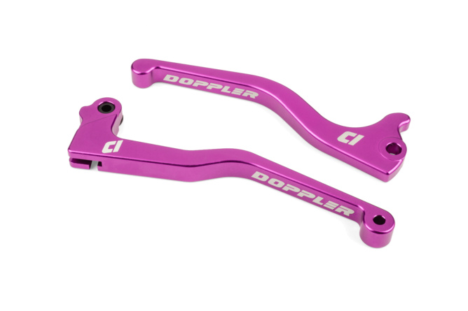 Hebelset Derbi Senda ab 2011 Doppler CNC lila