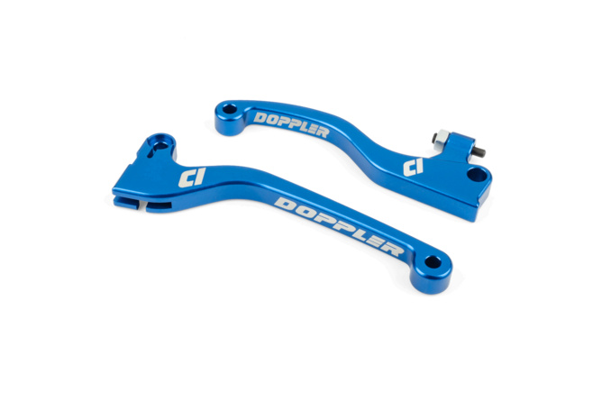 Set leve Rieju MRT 2009-2018 Doppler CNC blu (J.Juan)