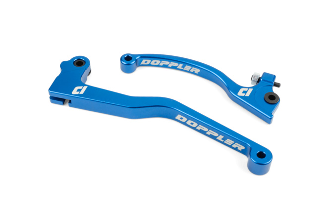 Hebelset Rieju MRT ab 2018 Doppler CNC blau (AJP)