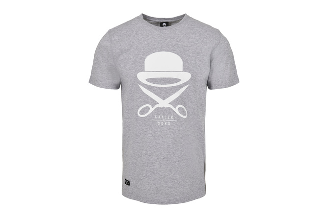 T-shirt PA Icon Cayler & Sons grigio heather/bianco