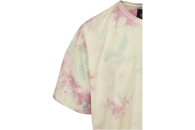 T-shirt Meaning Of Life Tie Dye Box CSBL giallo/rosa chiaro