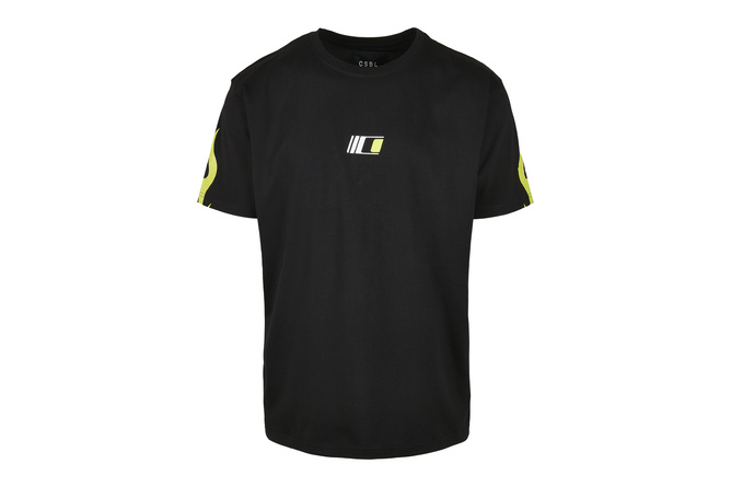 T-Shirt Visor Down Box CSBL black/speed green