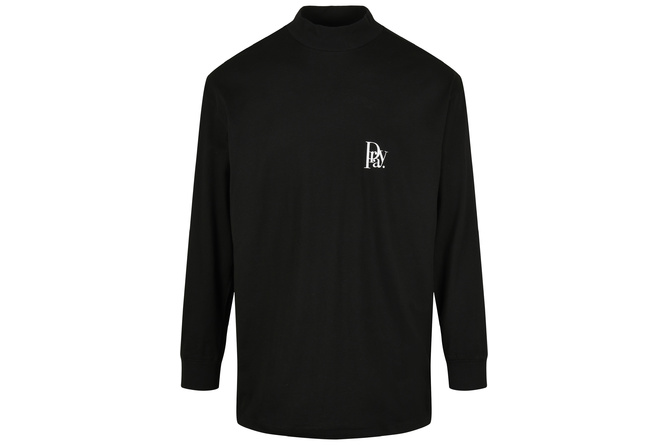 T-shirt manica lunga Turtleneck Prayor nero bianco CSBL nero