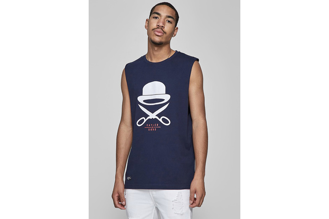 Sleeveless T-Shirt PA Icon Cayler & Sons navy/white