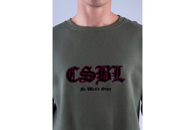 Crewneck Sweater Arise CSBL olive/black