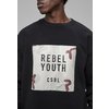 Pull col rond Rebel Youth CSBL noir/camouflage désert