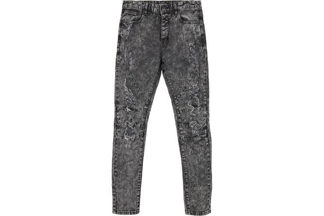 Jeans Paneled Cayler & Sons acid washed distressed schwarz