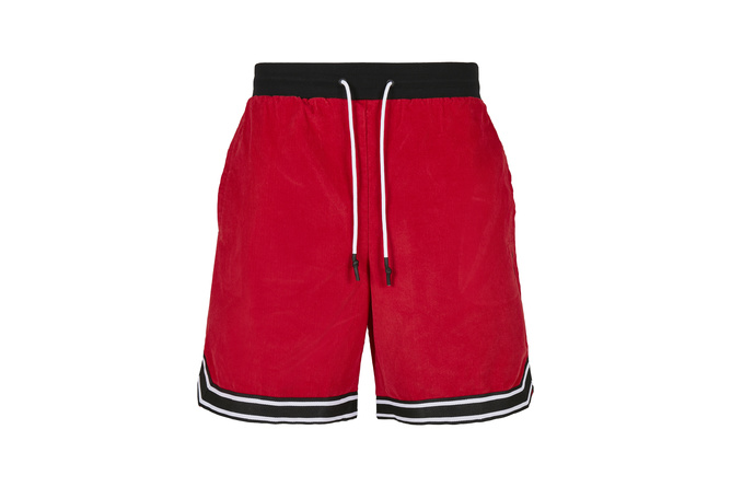 Cord Shorts Reverse Banned CSBL red/black