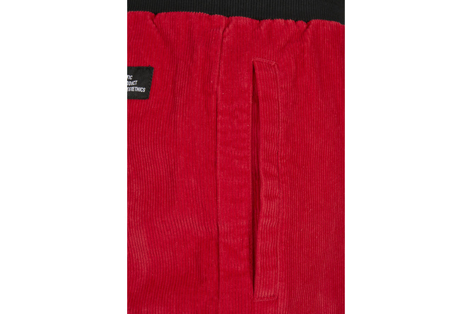 Pantaloncini Cord Reverse Banned CSBL red/nero