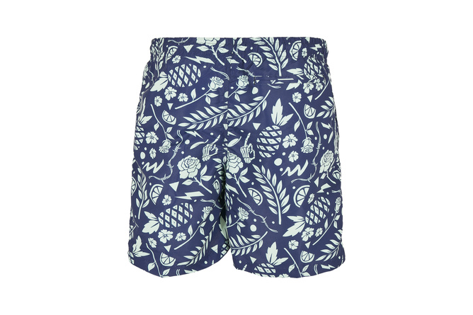 Swim Shorts Leaves N Wires Cayler & Sons navy/mint
