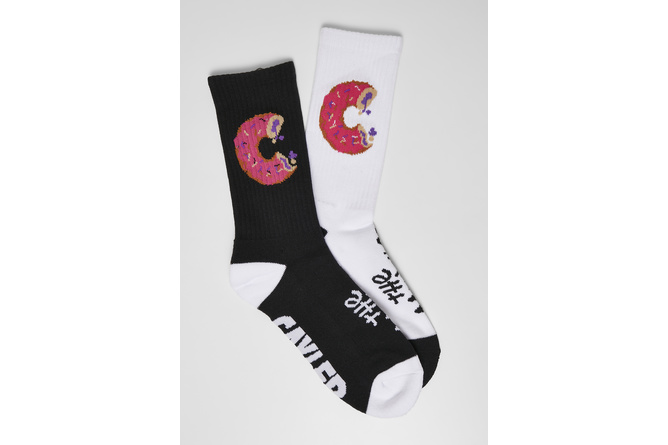 Calcetines Munchies 2-Pack Cayler & Sons negro/blanco