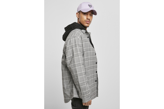 Shirt Jacket Plaid Out Quilted Cayler & Sons black/white
