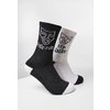 Socks Smile Later 2-Pack Cayler & Sons black + white