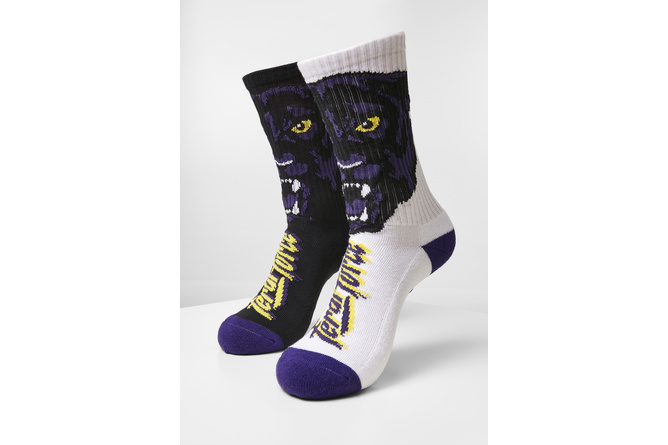 Calcetines Feral Force 2-Pack Cayler & Sons negro + blanco