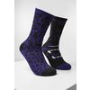 Socks Feral Face 2-Pack Cayler & Sons black + ultraviolet