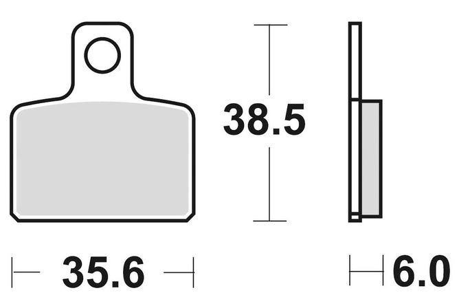 Plaquettes de frein Braking 832CM46 métal fritté Sherco SE / SE-F