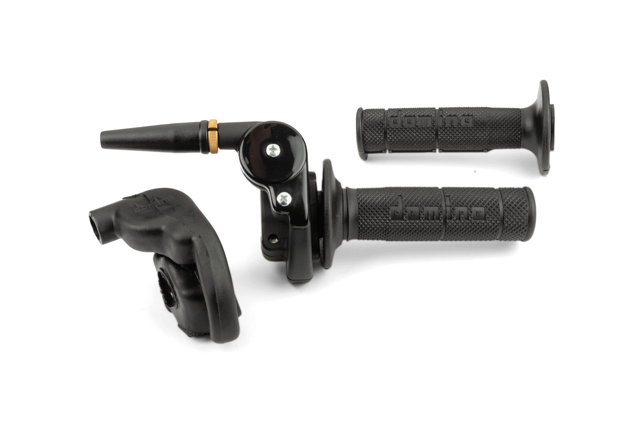 thumbnail image 2 of Domino Throttle Cross Straight Pull With Grip Rubber - 78° 69mm Stroke Motocross 2 of 3