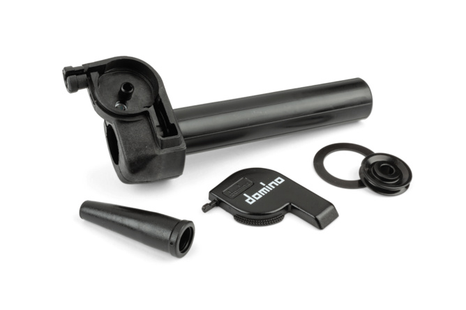 Gasgriff Domino Trial 4,6° - Hub 44 mm Schwarz